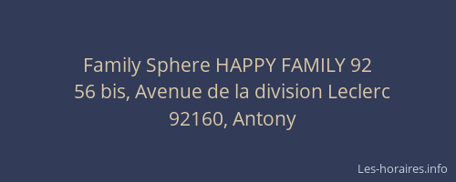 Family Sphere HAPPY FAMILY 92