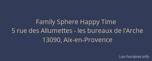 Family Sphere Happy Time