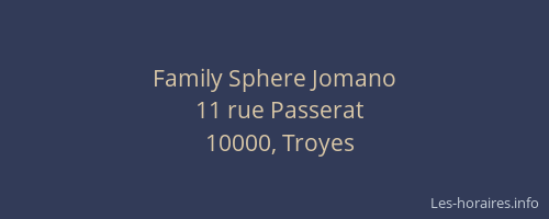 Family Sphere Jomano