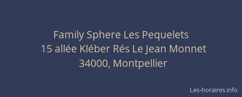 Family Sphere Les Pequelets
