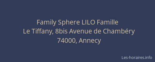 Family Sphere LILO Famille