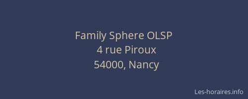 Family Sphere OLSP