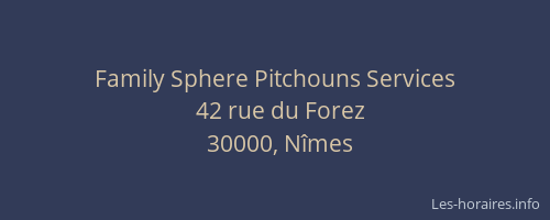 Family Sphere Pitchouns Services
