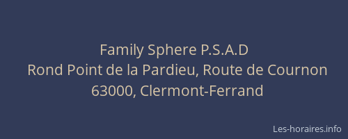 Family Sphere P.S.A.D