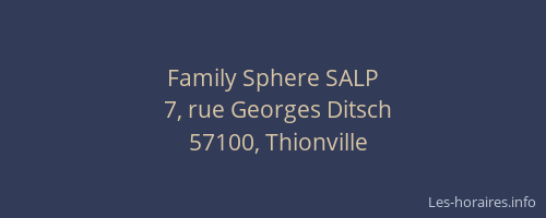 Family Sphere SALP