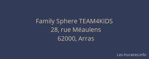 Family Sphere TEAM4KIDS