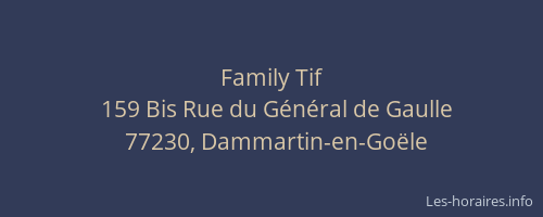Family Tif