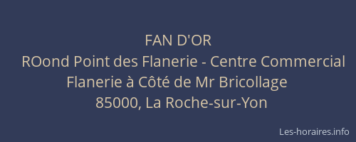 FAN D'OR