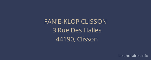 FAN'E-KLOP CLISSON