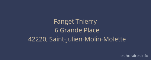 Fanget Thierry