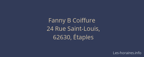 Fanny B Coiffure