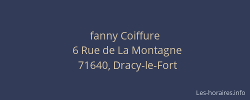 fanny Coiffure
