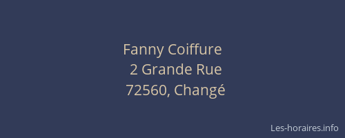 Fanny Coiffure