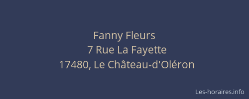 Fanny Fleurs