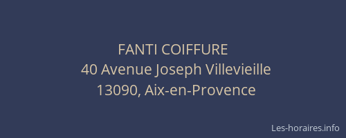 FANTI COIFFURE