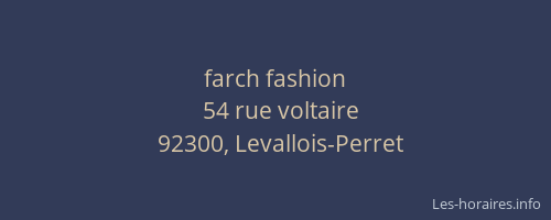 farch fashion