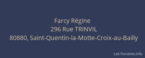 Farcy Régine