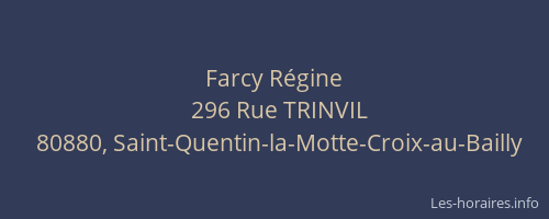 Farcy R&eacute;gine