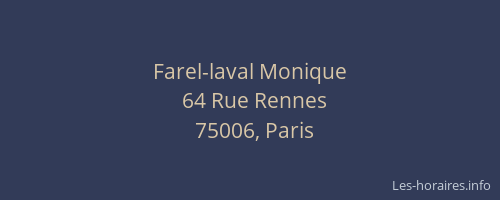 Farel-laval Monique