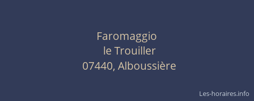 Faromaggio