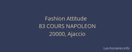Fashion Attitude