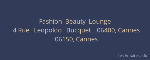 Fashion  Beauty  Lounge