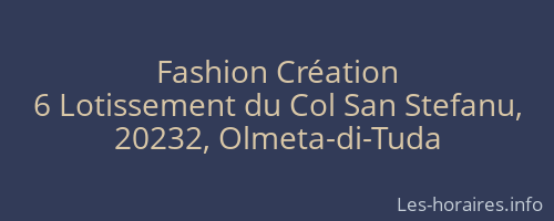 Fashion Création