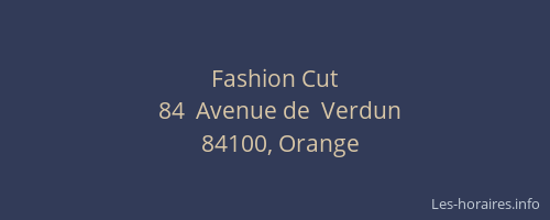 Fashion Cut