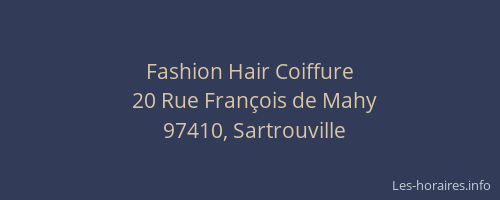 Fashion Hair Coiffure