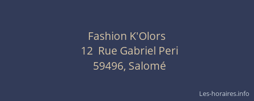 Fashion K'Olors