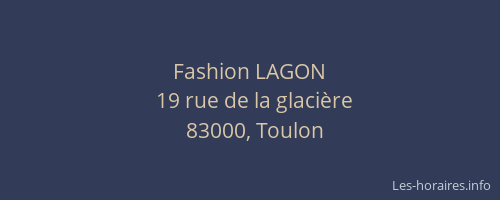 Fashion LAGON