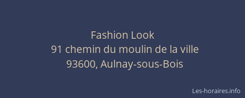 Fashion Look