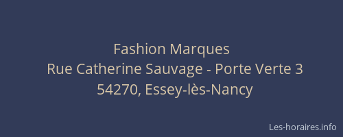 Fashion Marques