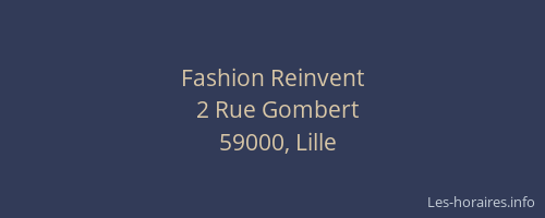 Fashion Reinvent