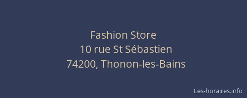 Fashion Store
