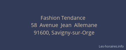 Fashion Tendance