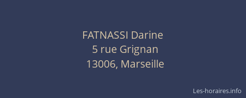 FATNASSI Darine