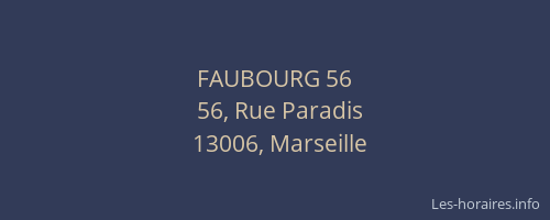 FAUBOURG 56