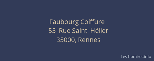 Faubourg Coiffure