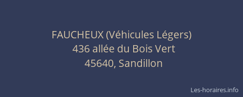 FAUCHEUX (V&eacute;hicules L&eacute;gers)