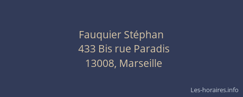 Fauquier Stéphan