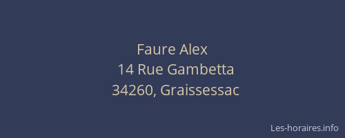 Faure Alex