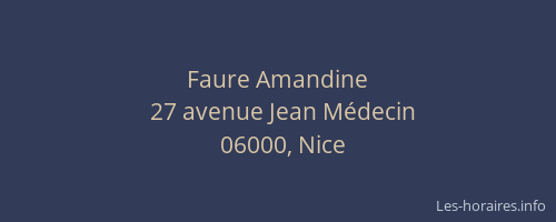 Faure Amandine