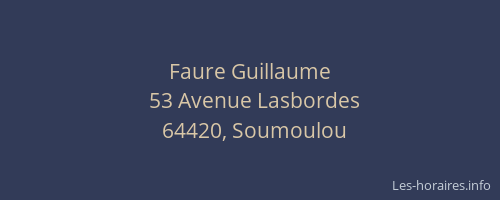 Faure Guillaume