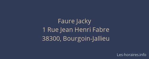Faure Jacky