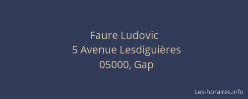 Faure Ludovic