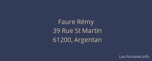 Faure R&eacute;my