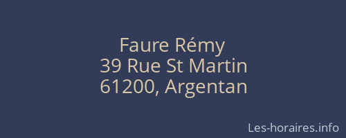 Faure Rémy