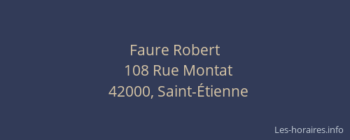Faure Robert