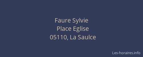 Faure Sylvie
